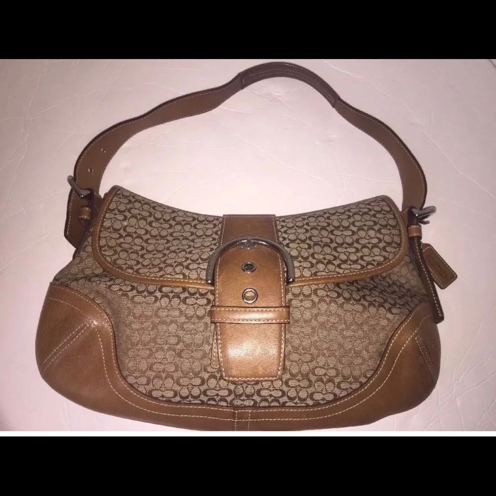 Coach Handbag Khaki Mint Authentic
